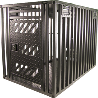 Powder Coated Double Ended Full Ventilation Dog Crate