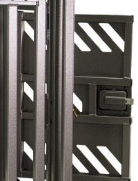 Aluminum dog transport crate for vans