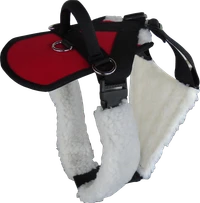 Service Dog mobility harness with sherpa lining