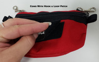 Service Dog Harness Pouch with Bolt Snap Clips