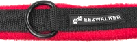 Pink fleece dog collar with buckle