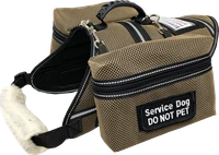 Ultimate Mesh Working Dog Vest w/ Clip-On Accessory Bags