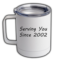 Custom Logo/Photo Stainless Steel Coffee Cup 10oz