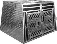 Aluminum 2 dog crate