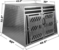 USA made double dog crate
