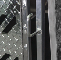 Aluminum dog transport crate