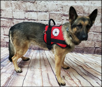 Custom Logo Service Dog Form Fitted Active Cut Vest