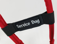 Padded Cordura Clip-on Bridge Handle -All Colors w/ Service Dog ID Band