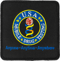 Made in USA custom embroidered logo patch