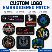 Custom logo patch for dog vest and harness