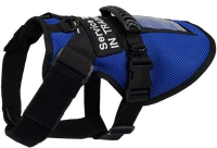 Spacer mesh working dog harness with adjustable straps
