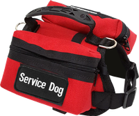 Small dog backpack vest with storage pockets