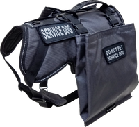 Service Dog Saddle Bag Grocery Getter Harness Vest