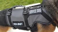 Gray ripstop Service Dog Grocery Getter Harness