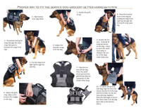 Service Dog Grocery Getter Harness - Activedogs.com