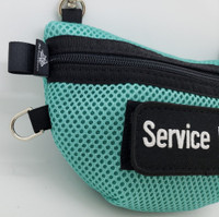 Service Dog Harness Utility Pouch with Nylon Lining