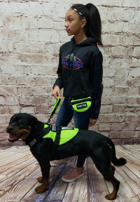 Service Dog Vest Accessory Pouch with Patch