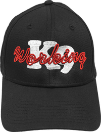 Black Working K9 Embroidered Hat