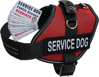 Service Dog Mesh or Padded Air-Tech Vest