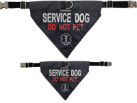 Service Dog Reflective Bandana Dog Collar