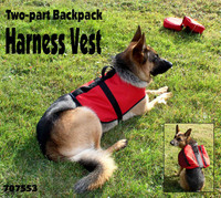 Two-part Back Pack Harness Vest