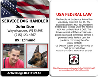 Service Dog Handler ID