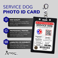 Service dog registry ID card