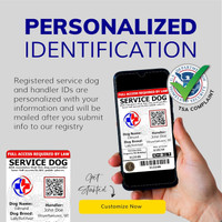 ADA service dog ID card