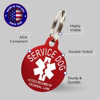Service dog access required tag
