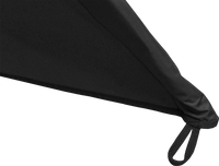Storage pouch for ground spikes included with each blind