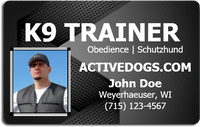 K9 Trainer ID Badge