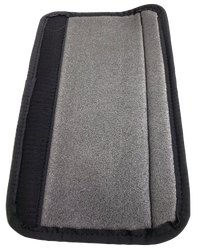 Velcro seat belt cover