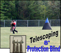 Reinforced collapsible working dog blind