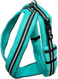 Lightweight dog harness with breathable mesh padding