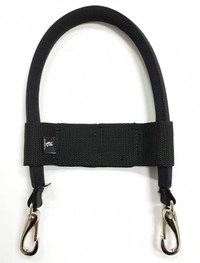 Nylon snap-on service dog handle compatible with ActiveDogs vests and harnesses