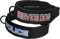 2" Police Dog Patch Collar