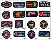 Service dog in training patch for harnesses vests and working dog gear