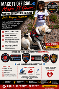 Embroidered Specialty Service Dog Patches