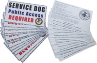 ADA access information card