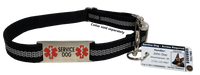 Breakaway service dog key tags