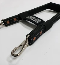 Hard sided leather Service Dog bridge handle