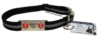 Laminated service dog key tags
