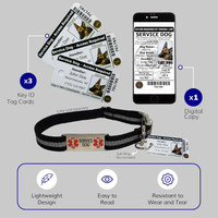 Service dog ID key tags