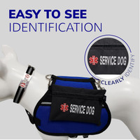 Clip-On Service Dog Storage Bag for ADA Cards and Essentials
