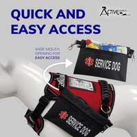 Service Dog Harness Pouch with Snap Attachments