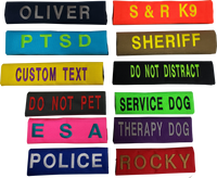 Custom Chest Strap Identification Cover