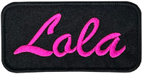 Custom service dog name patch
