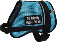 Lightweight Service Dog vest for humid climates