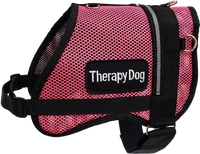 Breathable working dog vest with adjustable straps
