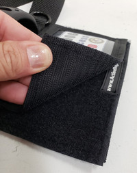 Service Dog ID Card Pocket with Zip Closure